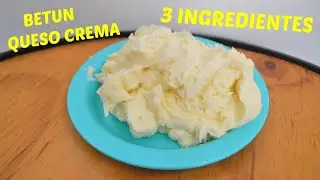 BETUN DE QUESO CREMA CON 3 INGREDIENTES | AZUL COS
