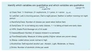 Qualitative vs Quantitative Data
