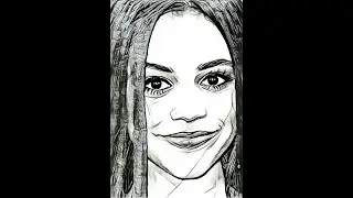 Draw the Jenna Ortega Smile
