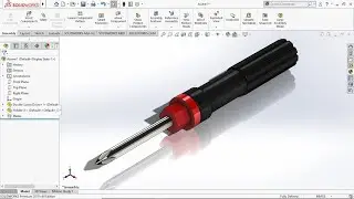 Design a Screw Driver Use Solidworks