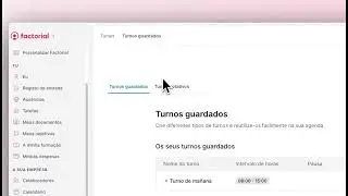 Gestão de Turnos -  Factorial Portugal