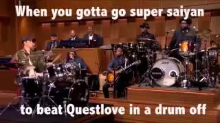 When you gotta go supersaiyan to beat questlove in a drumoff
