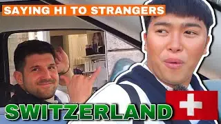 SAYING “HI  HANDSOME” TO STRANGERS IN ZURICH SWITZERLAND 🇨🇭