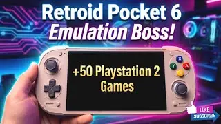 Retroid Pocket 6 tested +50 PlayStation 2 games