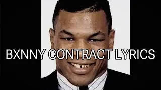 Bxnny - Contract Lyrics