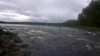 SUP koskenlasku Ruunaalla