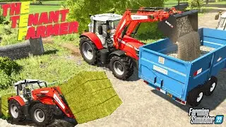 The Tenant Farmer - Stacking hay and filling holes!! | Farming Simulator 22 Roleplay #45