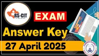 ✅ RSCIT Exam Answer Key 📄 | 27 April 2025 | Full Solution Explained! 🔥