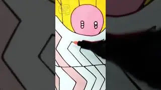 Fall Guys Ultimate Knockout French Fries Skin Costume / Oddly Satisfying Speed Coloring with Markers