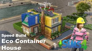 Rebuild Container House at Evergreen Harbor || Sims 4 || Speed Build