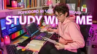 STUDY WITH ME LIVE POMODORO | 10 HOURS STUDY CHALLENGE ✨ Harvard Student, Relaxing Rain Sounds 📖