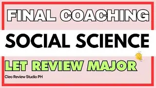 SOCIAL SCIENCE/STUDIES SET A PART 3 FINAL BLESSINGS LET 150 ITEMS MASTERY DRILLS