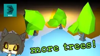 simple Low poly tree tutorial 3ds max