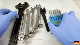 Ebay Finds E08:  Dowidat Adjustable Spanner, Elora Pin Punches, Belzer Spanners
