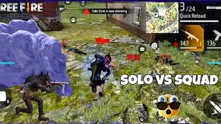 Solo vs squad 90% headshot gameplay 😱 in low device #freefire #ajjubhai #gyangaming #viralvideo