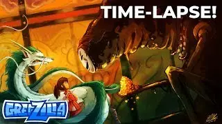 Spirited Away: Painting Time Lapse + Commentary - Gregzilla