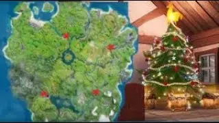 CHRISTMAS TREE WITH 3 CHESTS LOCATION - FORTNITE SEASON 2