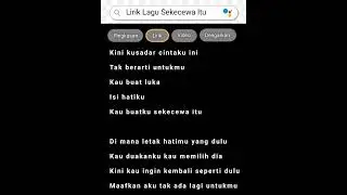 Lirik Lagu Sekecewa Itu#liriklagu #karaoke