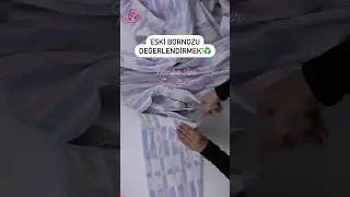 Eski bornozu değerlendirmek! Recycling of old bathrobe! 