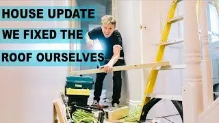 🏡 House update, we fixed the roof ourselves 🏡