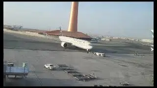 saudia airlines 777-300 pushback