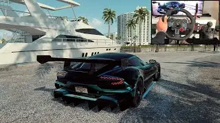 NFS HEAT Aston Martin Vulcan - LOGITECH G29 gameplay