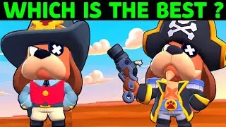 Brawl Stars Ruffs Skins Comparisons | Seadog Ruffs vs Marshal Ruffs