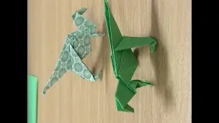 Strange DIY Origami Dinosaur Tutorial