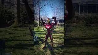Flying In My New Iron Man Suit - VFX Test #shorts