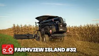 FINISHING OFF THE HARVEST FOR THE YEAR!! Farmview Island FS22 Timelapse Farming Simulator 22 Ep 32