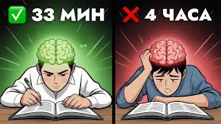 8 научных методов, как УЧИТЬСЯ МЕНЬШЕ И ЗАПОМИНАТЬ БОЛЬШЕ (секрет, который игнорируют 90% студентов)