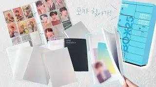 Pounding small BTS album kkang & exchange (feat.BOX25) 💜 BTS album photo card binder filling