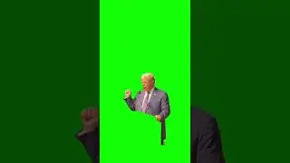 Trump speech fight fight fight meme green screen