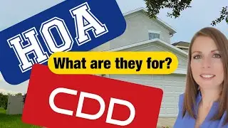 What are CDD Fees?  CDD vs. HOA  - Buying a home in FL