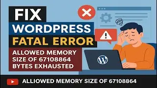 Fix wordpress Fatal Error : Allowed memory size of 67108864 Bytes exhausted