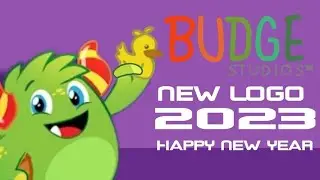 Budge studios New logo (Improved Versión) ¡Happy New Year 2023!