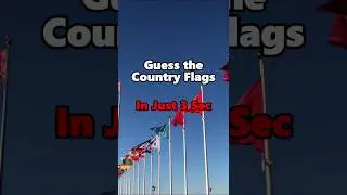 🚀 Can You Name These Flags in 3 Seconds? 🕒 