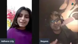 Nayem Mahmood & Adhora Lily Facebook Live