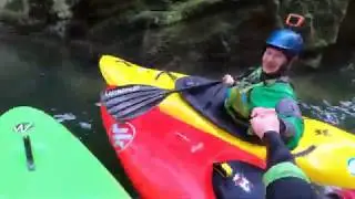 Kayak through the beautiful Areuse gorge