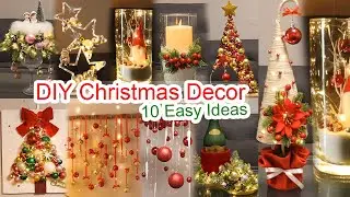 ✨ 10 DIY Christmas Decorations For Table and Home | 10 Easy Ideas