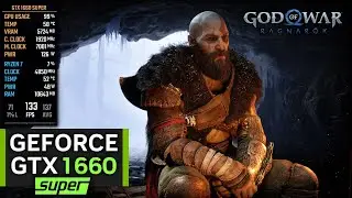 GTX 1660 SUPER on God of War Ragnarok | 1080p Performance Test
