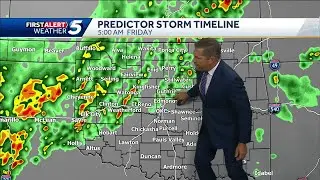 Rain expected for parts of Oklahoma Thursday and Friday along with cooler temperatures
