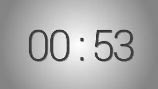 53 Seconds countdown Timer - Beep at the end | Simple Timer (fifty-three sec)