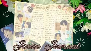 Bts Jimin Journal/bts journal/kpop journal with me