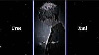 Aaja We Mahiya Aaja 🥺 | Hindi New Sad Song Xml File 🙂 | Alight Motion Presets Xml 