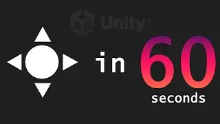 TOP DOWN MOVEMENT with rotation in 60 seconds | Unity
