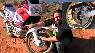 HONDA AFRICA TWIN 750 TEST .KOKKINA FEGARIA TEST