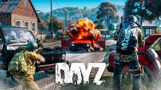 ДОРОГА СТРАХА! Встречаем МАШИНЫ рядом с БАЗОЙ на ЗАПАДЕ - DayZ