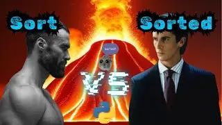 Sorting Python (sort and sorted) - Tutorial pt1