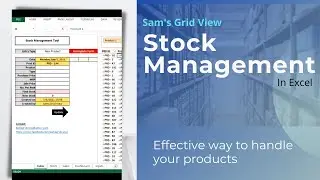 Stock Management in Excel | Template